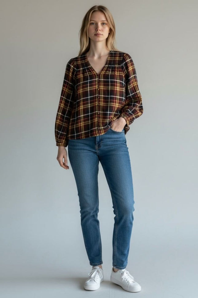 White Stuff Womens Rosa Check Shirt - Quality Brands Outlet