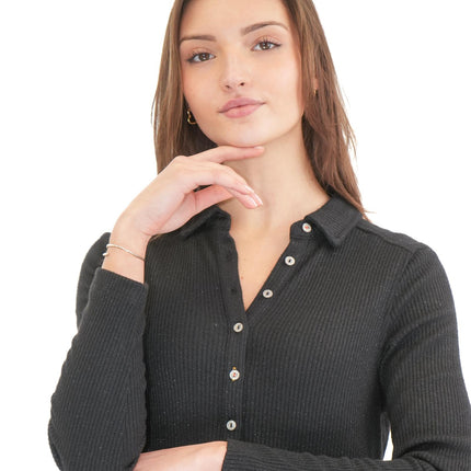 Womens White Stuff Everly Sparkle Jersey Dress Black