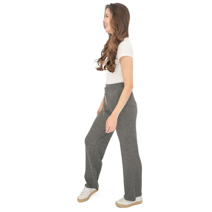 M&S Waffle Lounge Pants Charcoal Trousers - Quality Brands Outlet