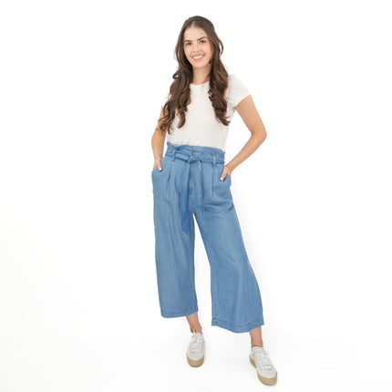 M&S Pure Lyocell Plain Regular Fit Culottes - Quality Brands Outlet