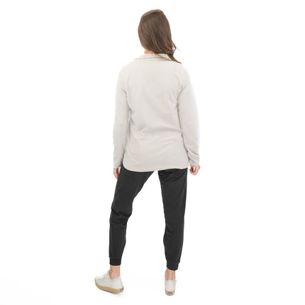 Regatta Light Grey Sweethart Zip Neck Fleece-Quality Brands Outlet-