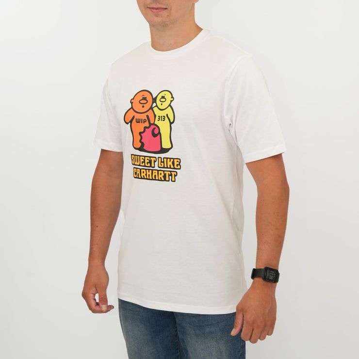 Carhartt WIP Mens Gummy Bear White T-shirt