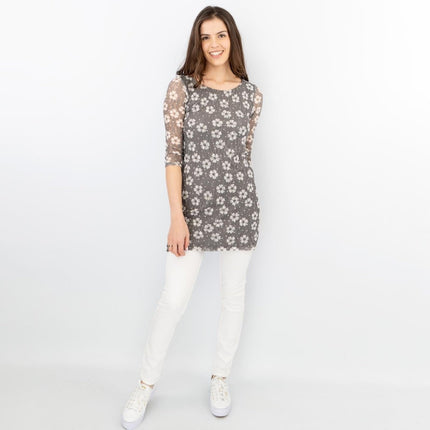 Phase Eight Lace Tunic Longline Tops - Quality Brands Outlet