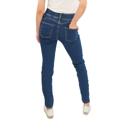 Next Sculpt Leggings Skinny Leg Super Stretch Pull On Dark Blue - Quality Brands Outlet