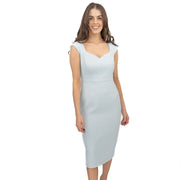 Hobbs Women Powder Blue Emmaline Dress - Quality Brands Outlet