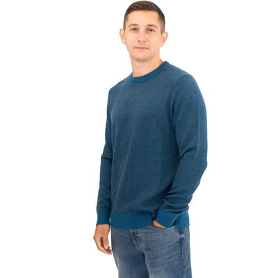 White Stuff Mens Newport Merino Wool Jumper Blue - Quality Brands Outlet