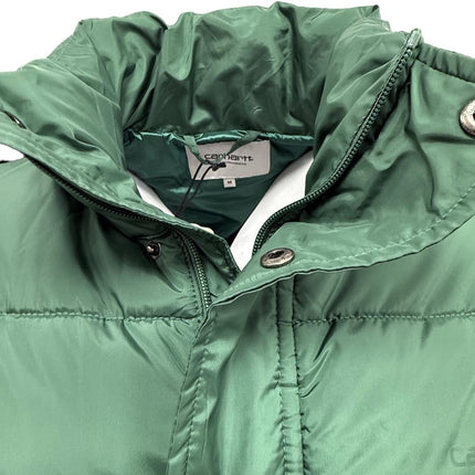 Water Repellent Puffer Jacket Green Winter Coat