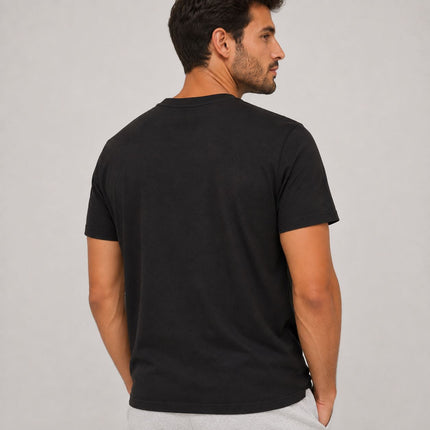 Men's Graphic T-Shirt Short Sleeve - Black