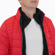 Nautica Performance Double Zip Puffer Jacket Red - Quality Brands Outlet