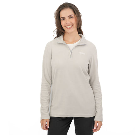 Regatta Light Grey Sweethart Zip Neck Fleece-Quality Brands Outlet-