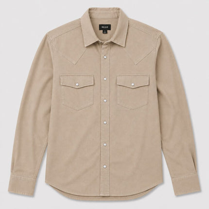 Ryan Long Sleeve Jersey Western Shirt – Stone-Quality Brands Outlet-