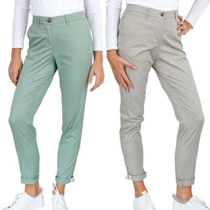 White Stuff Paperweight Lightweight Cotton Chino Green-Quality Brands Outlet-