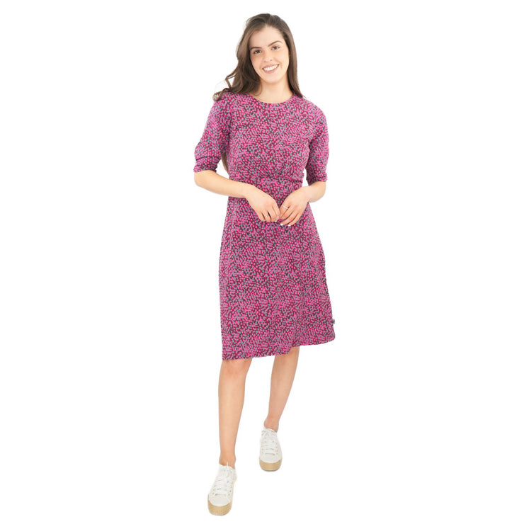 Weird Fish Pink Cassandra Swing Dress - Quality Brands Outlet