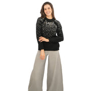 M&S Black Sequin Sparkle Jumper - Quality Brands Outlet