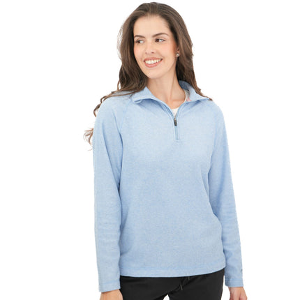 Trespass Half Zip Microfleece Fleece Jackets Light Blue-Quality Brands Outlet-
