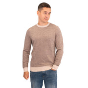 White Stuff Mens Newport Merino Wool Jumper Brown - Quality Brands Outlet