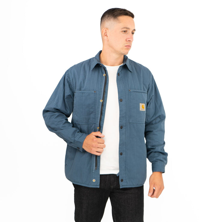 Carhartt WIP Men Blue Skyler Overshirt Utility Jacket