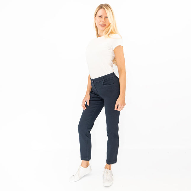 White Stuff Sienna Stretch Trousers Dark Navy-Quality Brands Outlet-