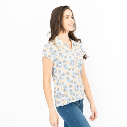 Seasalt Womens Sea Craft Collared Jersey Top Dotty Spot-Quality Brands Outlet-