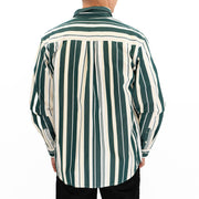 Carhartt WIP Men Long Sleeve Green Romero Shirt