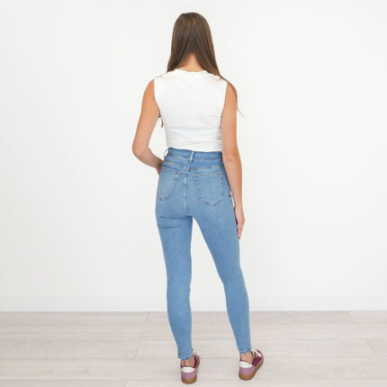 M&S Ivy Skinny Jeans Light Blue Denim-Quality Brands Outlet-
