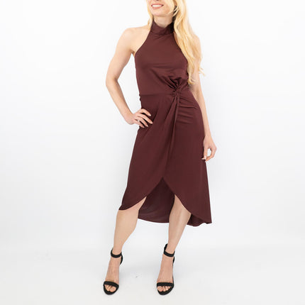 Ted Baker Womens Halter Dress Wine-Quality Brands Outlet-