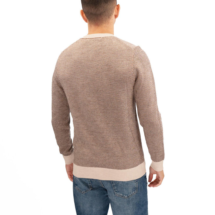 White Stuff Mens Newport Merino Wool Jumper Brown - Quality Brands Outlet