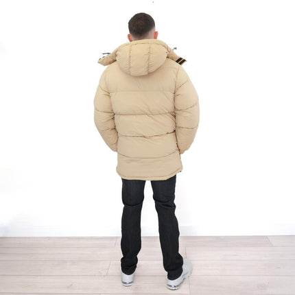 Milton Jacket Puffer Beige Winter Coats - Quality Brands Outlet