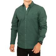 Carhartt WIP Mens Madison Shirt Long Sleeve Royal Green Button-Up Tops