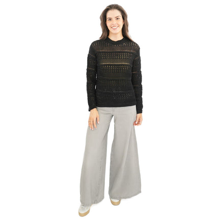 M&S Black Pointelle Jumpers - Quality Brands Outlet