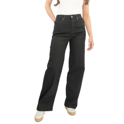 M&S Autograph Black Wide Leg Jeans