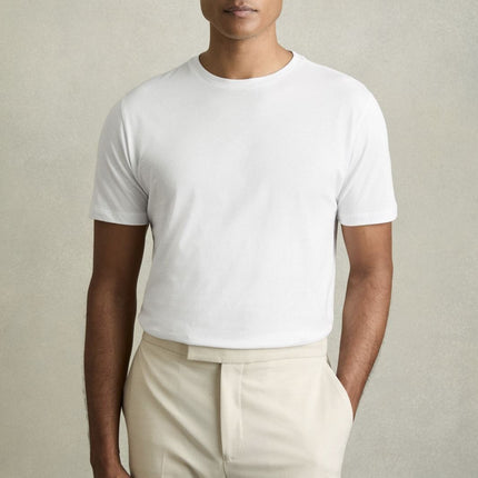Bless Cotton T-Shirt Summer Tops White-Quality Brands Outlet-