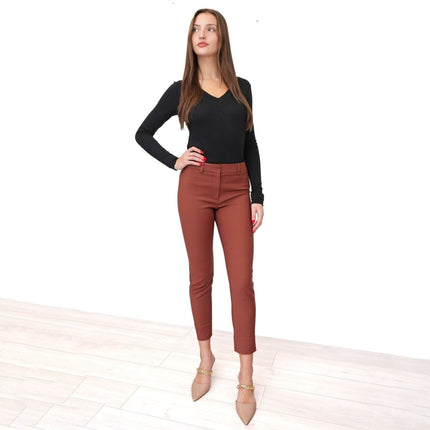 M&S Autograph Slim Leg Trousers Ankle Grazer-Quality Brands Outlet-