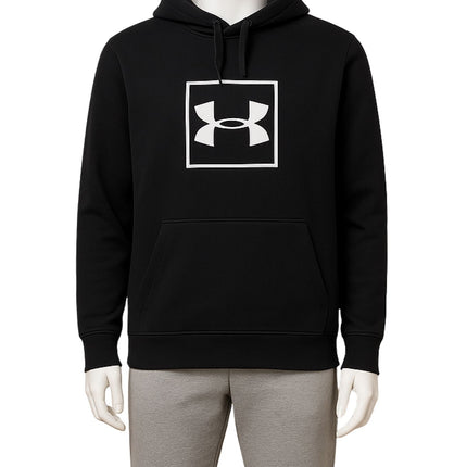 Under Armour Mens Hoodie Classic Box Logo Black - Quality Brands Outlet