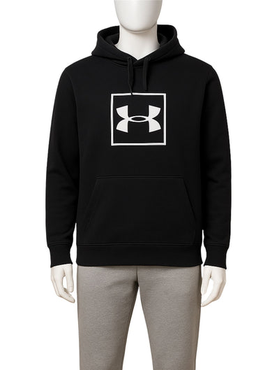 Under Armour Mens Hoodie Classic Box Logo Black - Quality Brands Outlet