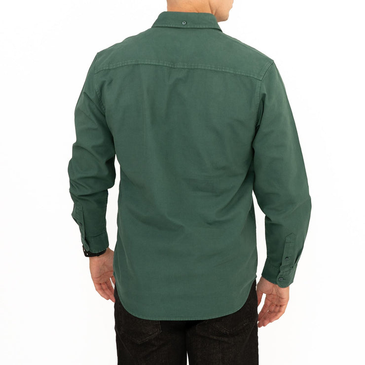 Carhartt WIP Mens Madison Shirt Long Sleeve Royal Green Button-Up Tops