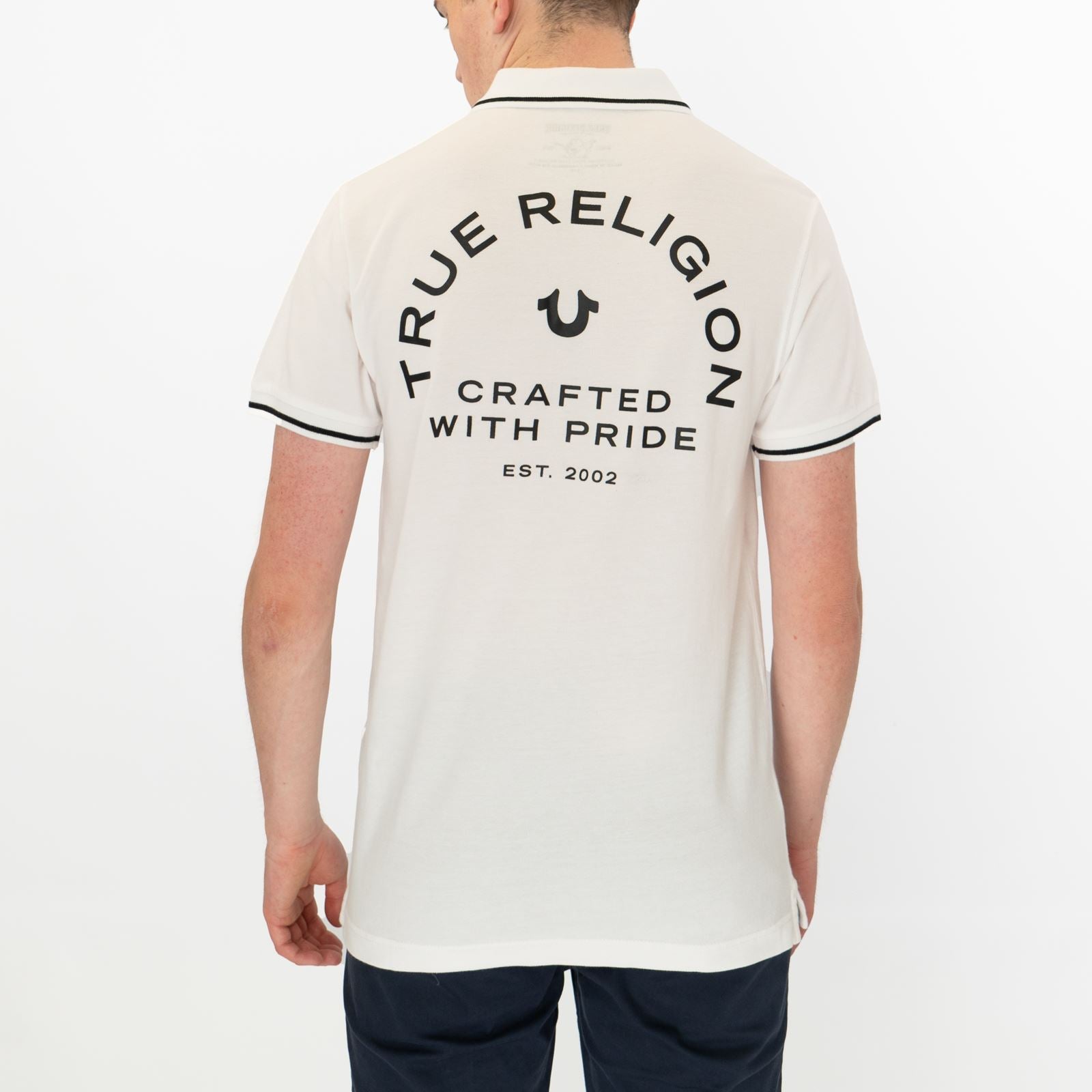 True religion 2024 white polo