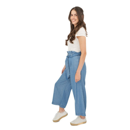 M&S Pure Lyocell Plain Regular Fit Culottes - Quality Brands Outlet