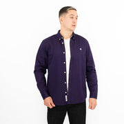 Carhartt WIP Mens Shirt Long Sleeve Madison Purple