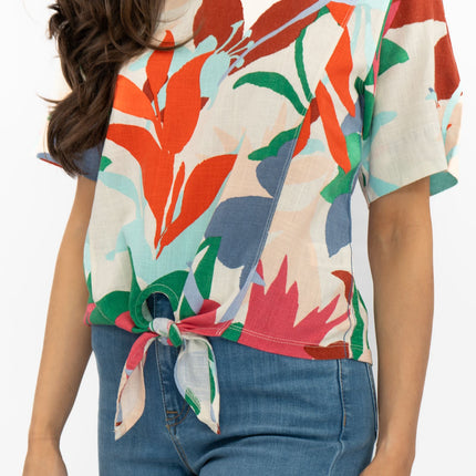 White Stuff Sara Tie Hem Top-Quality Brands Outlet-