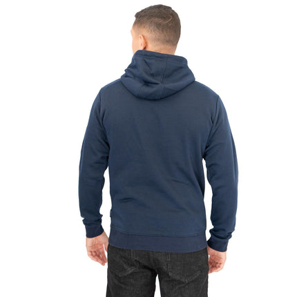 Ben Sherman Mens Logo Hoodie Navy Blue-Quality Brands Outlet-