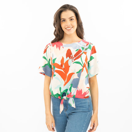 White Stuff Sara Tie Hem Top-Quality Brands Outlet-