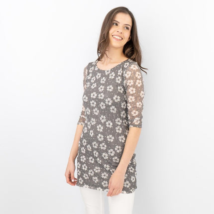 Phase Eight Lace Tunic Longline Tops - Quality Brands Outlet