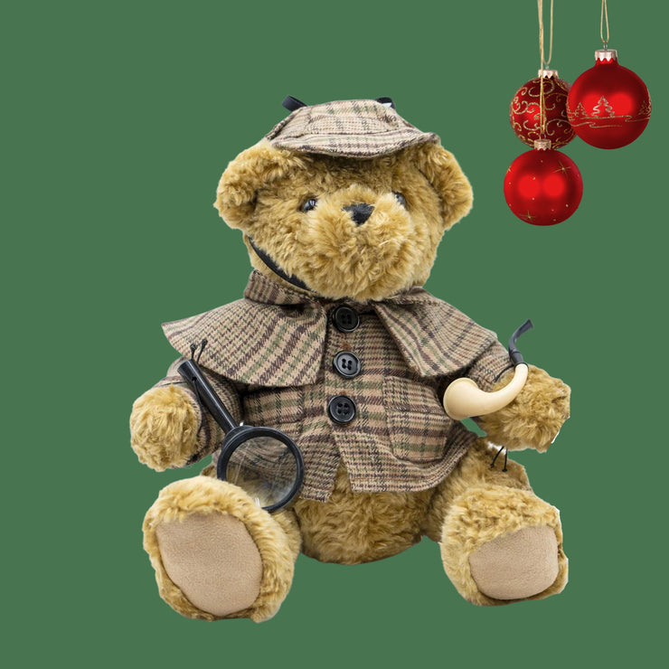 The Great British Teddy Bear Sherlock Holmes Bear Soft Plush Toys