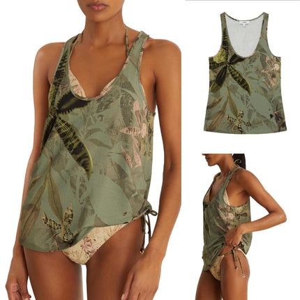Emery Vest Summer Beach Cover Sleeveless Tank Top-Quality Brands Outlet-