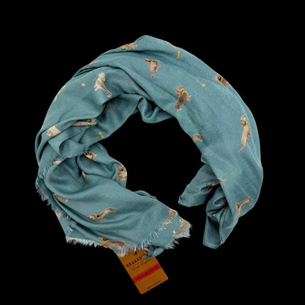 Brakeburn Sausage Dog Lightweight Scarf-Quality Brands Outlet-
