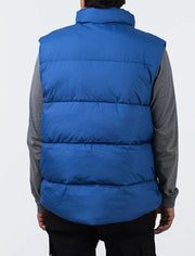 Springfield Gilet Insulated Padded Vest Blue Full Zip