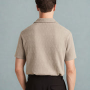 Ackling Cuban Shirts Mocha Short Sleeve - Quality Brands Outlet