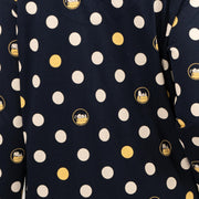 M&S Navy Button Through Snoopy Nightdress