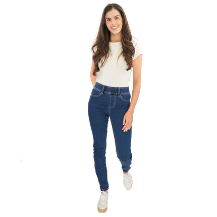 Next Sculpt Leggings Skinny Leg Super Stretch Pull On Dark Blue - Quality Brands Outlet